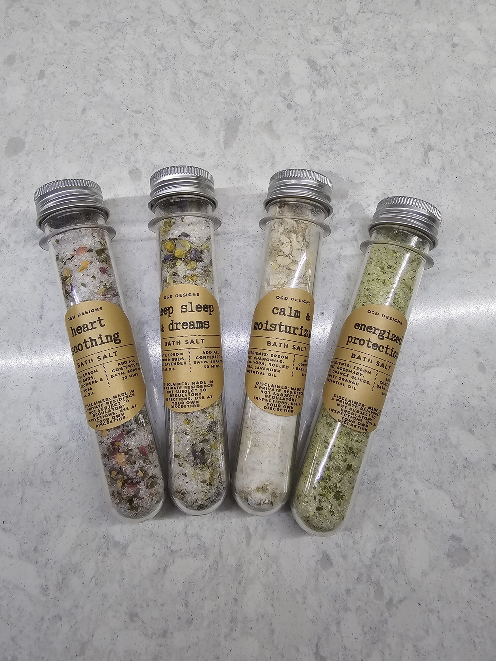 Bath Salt Tubes